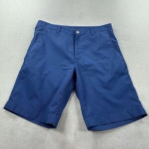 Bonobos Golf Shorts Mens 34 Blue Houndstooth 9" Athletic Performance Stretch